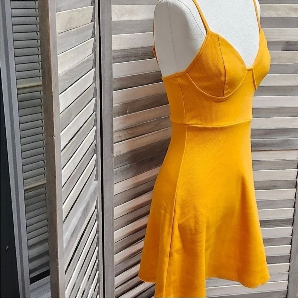 Wild fable Elegant Yellow gold Dress - Picture 3 of 9